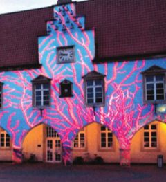 Rathausillumination von Graph Electro